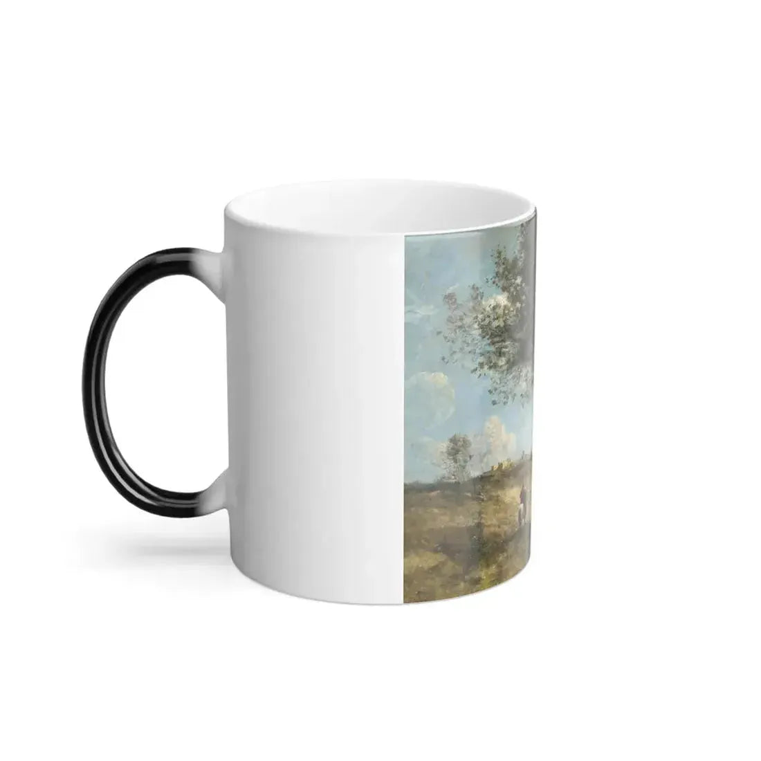Jean-Baptiste-Camille Corot (1796-1875) Les Gaulois - oil on canvas - Color Changing Mug 11oz - Go Mug Yourself