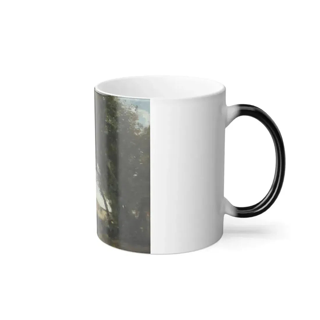 Jean-Baptiste-Camille Corot (1796-1875) Les Gaulois - oil on canvas - Color Changing Mug 11oz - Go Mug Yourself