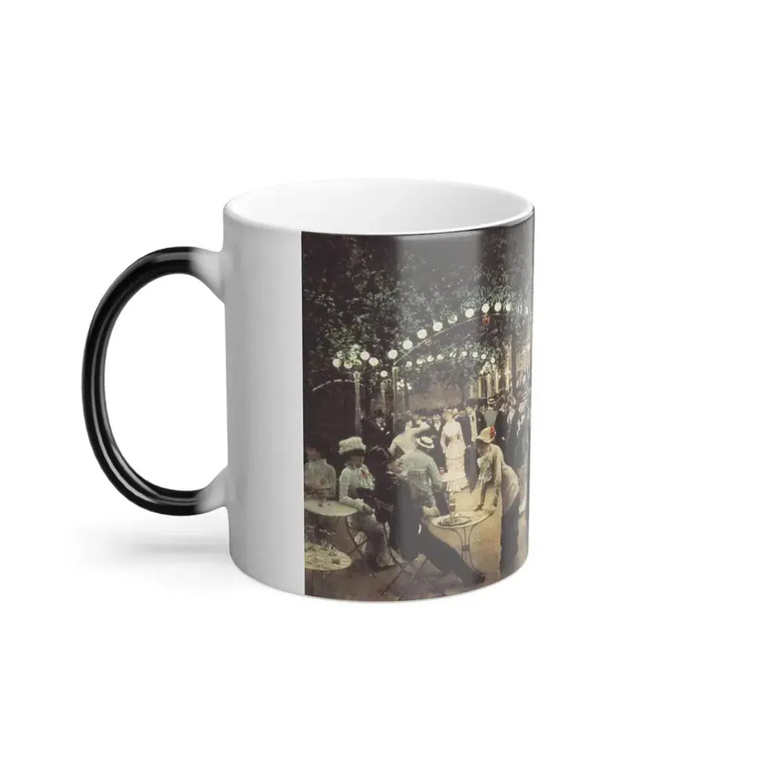 Jean Beraud (1849-1936) The Ball in the Park  - 1880 - Color Changing Mug 11oz - Go Mug Yourself