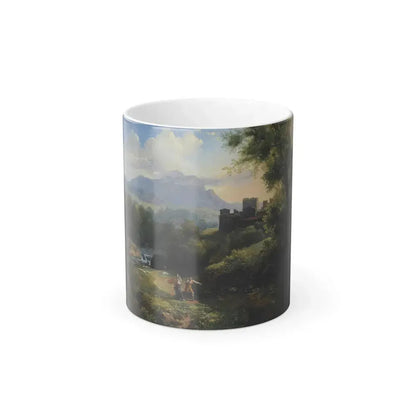 Jean Charles Joseph Remond (1795-1875) Arcadian landscape - Oil on Canvas 1820 - Color Changing Mug 11oz 11oz - Go Mug Yourself