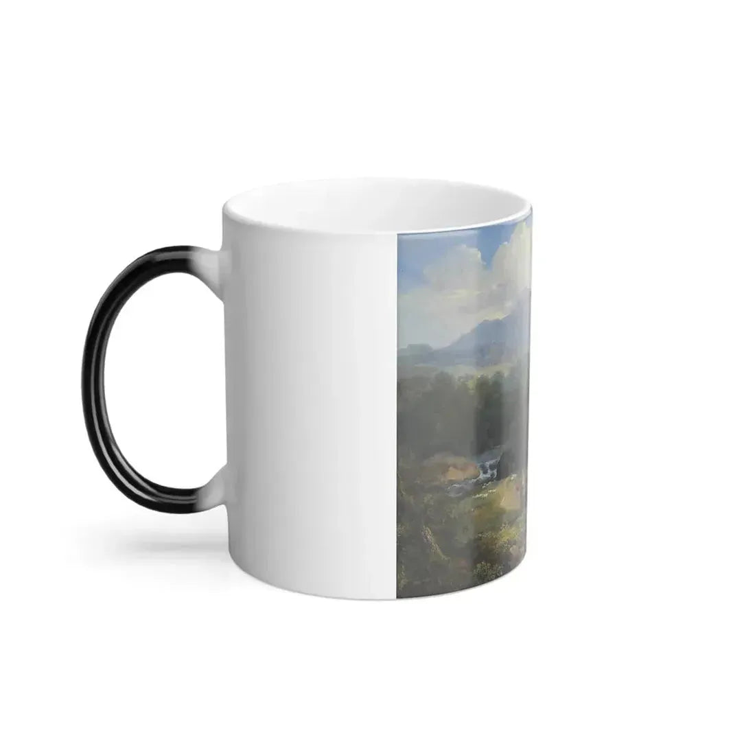 Jean Charles Joseph Remond (1795-1875) Arcadian landscape - Oil on Canvas 1820 - Color Changing Mug 11oz - Go Mug Yourself