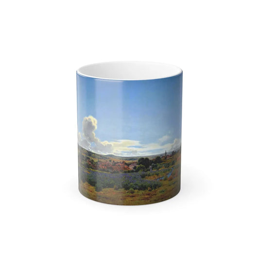 Jean-Ferdinand Monchablon (1855-1904) Fresnes - Oil on Canvas 1897 - Color Changing Mug 11oz 11oz - Go Mug Yourself