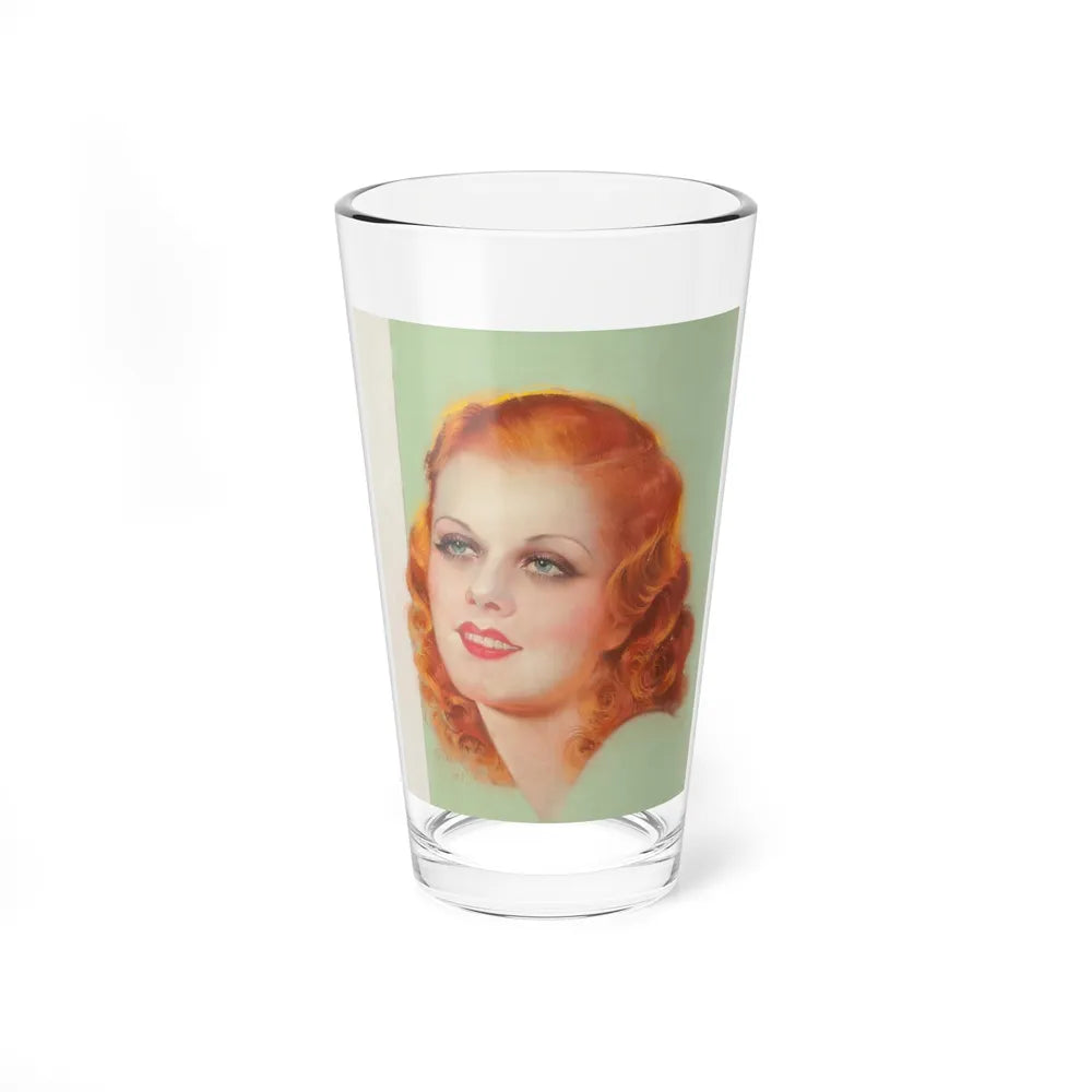 Jean Harlow, Red-Headed Woman, Photoplay magazine cover, August 1932 - Pint Glass 16oz-16oz-Go Mug Yourself