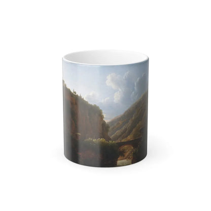 Jean-Joseph-Xavier Bidauld (1758-1846) A view of the monastery of San Cosimato, to the north of Rome - o-0 - Color Changing Mug 11oz 11oz - Go Mug Yourself