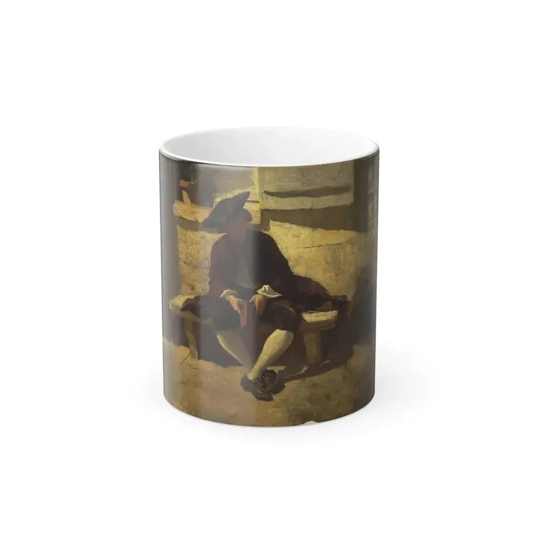 Jean Louis Ernest Meissonier (1815-1891) Young Man with a Book - Color Changing Mug 11oz 11oz - Go Mug Yourself