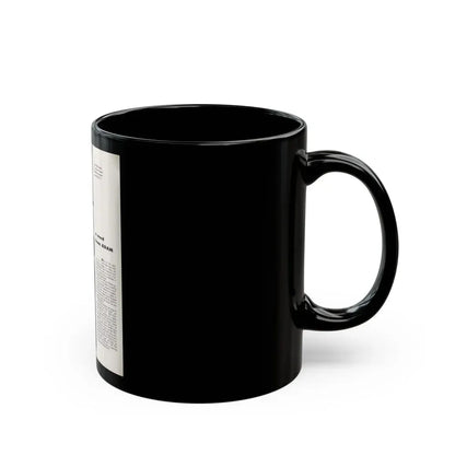 Jeanne Carmen #104 (Vintage Female Icon) Black Coffee Mug - Go Mug Yourself