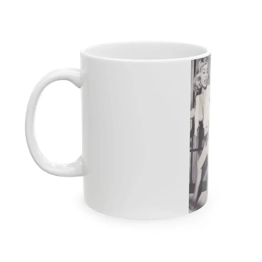 Jeanne Carmen #104 (Vintage Female Icon) White Coffee Mug - Go Mug Yourself