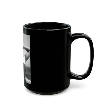 Jeanne Carmen #106 (Vintage Female Icon) Black Coffee Mug - Go Mug Yourself