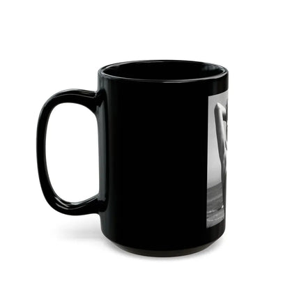 Jeanne Carmen #106 (Vintage Female Icon) Black Coffee Mug - Go Mug Yourself