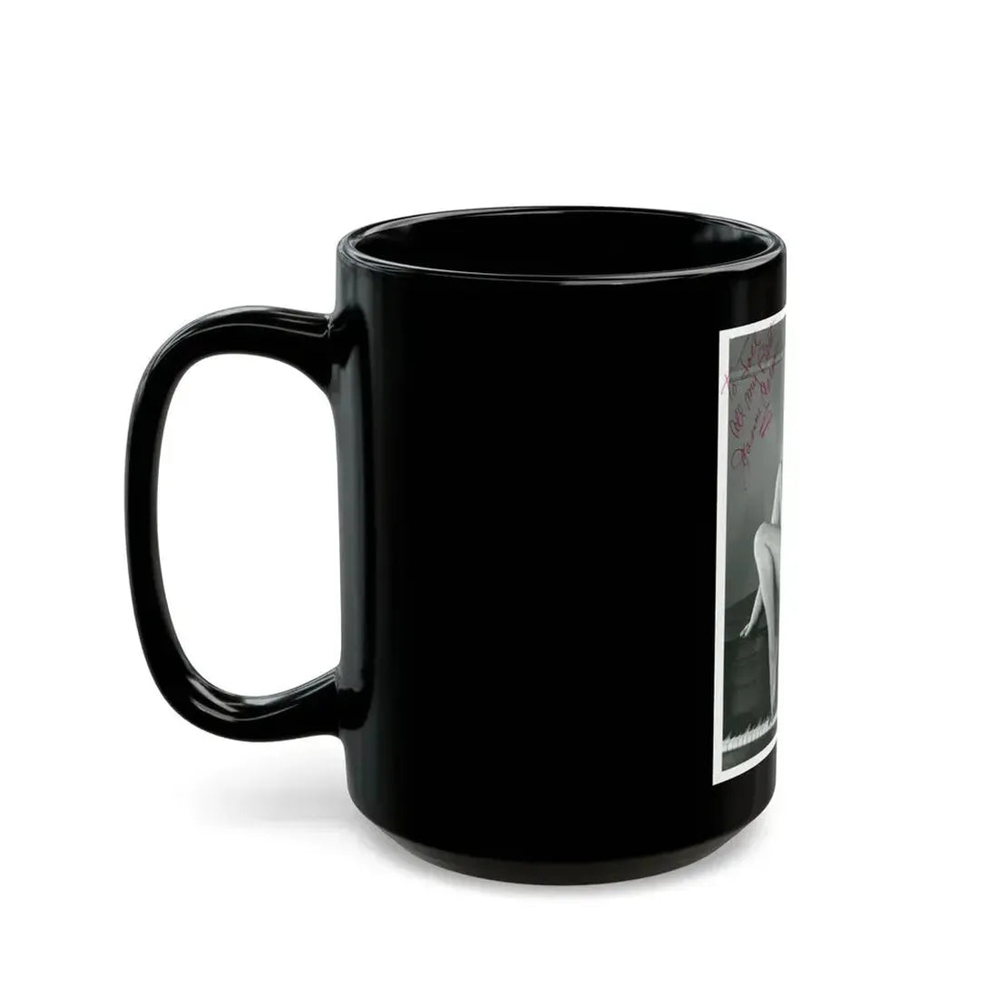 Jeanne Carmen #107 (Vintage Female Icon) Black Coffee Mug - Go Mug Yourself
