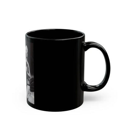 Jeanne Carmen #118 - Pages 4 of 14 with, 1 Large B&W Photo & Article from Femme Fatales Mag. Oct. '95 (Vintage Female Icon) Black Coffee Mug - Go Mug Yourself