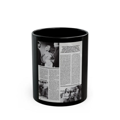 Jeanne Carmen #125 - Pages 11 of 14 with, B&W Movie Stills & Article from Femme Fatales Mag. Oct. '95 (Vintage Female Icon) Black Coffee Mug 11oz - Go Mug Yourself