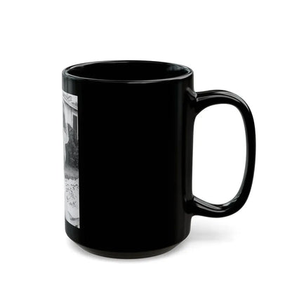 Jeanne Carmen #132 (Vintage Female Icon) Black Coffee Mug - Go Mug Yourself