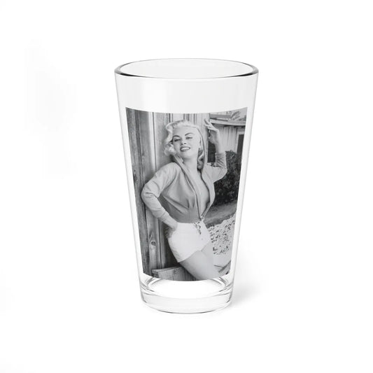 Jeanne Carmen #132 (Vintage Female Icon) Pint Glass 16oz 16oz - Go Mug Yourself