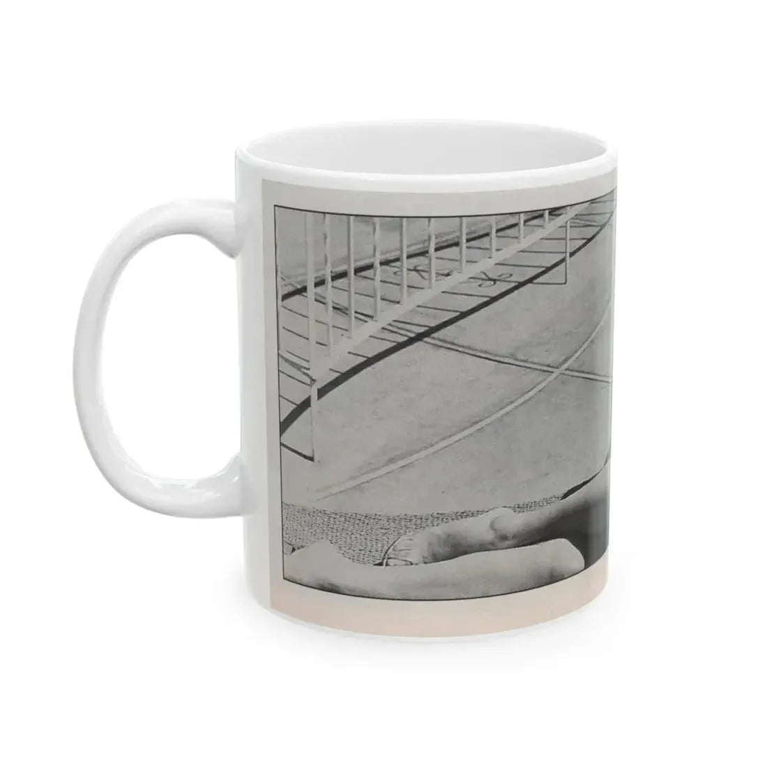 Jeanne Carmen #144 - Celebrity Sleuth Magazine B&W Photo Cropped (Vintage Female Icon) White Coffee Mug - Go Mug Yourself