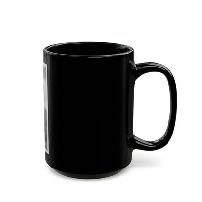Jeanne Carmen #146 - Celebrity Sleuth Magazine B&W Photo Cropped (Vintage Female Icon) Black Coffee Mug - Go Mug Yourself