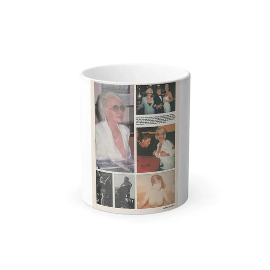 Jeanne Carmen #152 - Celebrity Sleuth Magazine Article & 6 Color+B&W Photos on Page 13 (Vintage Female Icon) Color Changing Mug 11oz 11oz - Go Mug Yourself