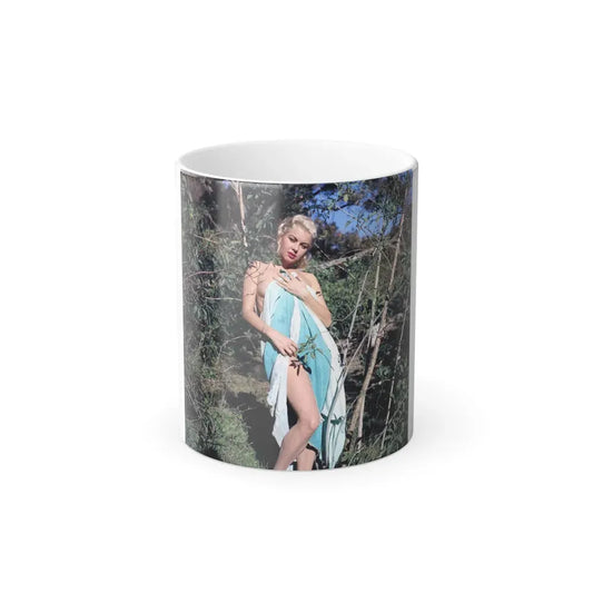 Jeanne Carmen #156 (Vintage Female Icon) Color Changing Coffee Mug 11oz - Go Mug Yourself