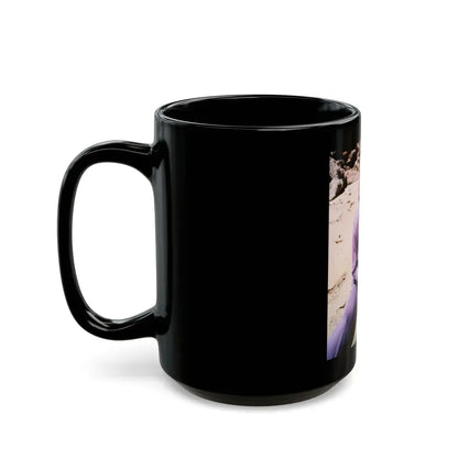Jeanne Carmen #17 (Vintage Female Icon) Black Coffee Mug - Go Mug Yourself