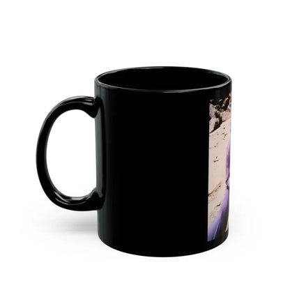 Jeanne Carmen #17 (Vintage Female Icon) Black Coffee Mug - Go Mug Yourself