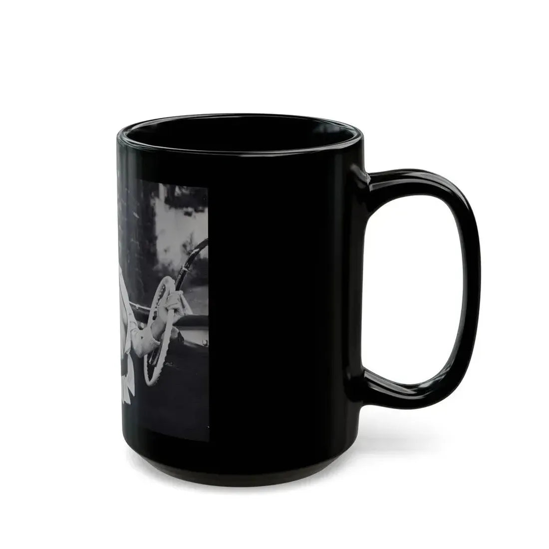 Jeanne Carmen #205 (Vintage Female Icon) Black Coffee Mug - Go Mug Yourself