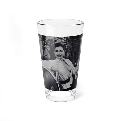 Jeanne Carmen #205 (Vintage Female Icon) Pint Glass 16oz 16oz - Go Mug Yourself