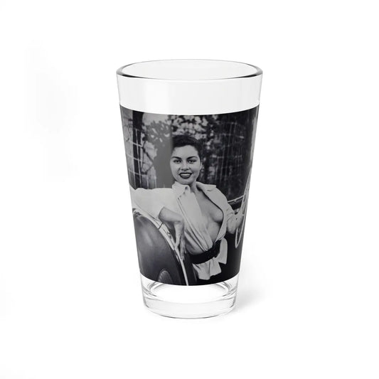 Jeanne Carmen #205 (Vintage Female Icon) Pint Glass 16oz 16oz - Go Mug Yourself