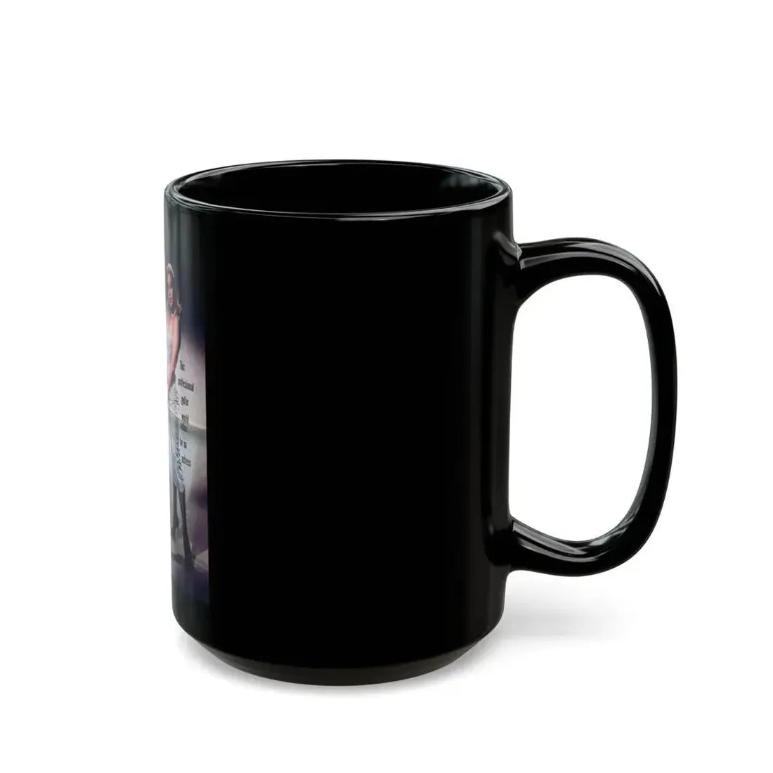 Jeanne Carmen #206 (Vintage Female Icon) Black Coffee Mug - Go Mug Yourself