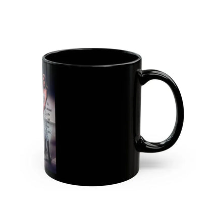 Jeanne Carmen #206 (Vintage Female Icon) Black Coffee Mug - Go Mug Yourself