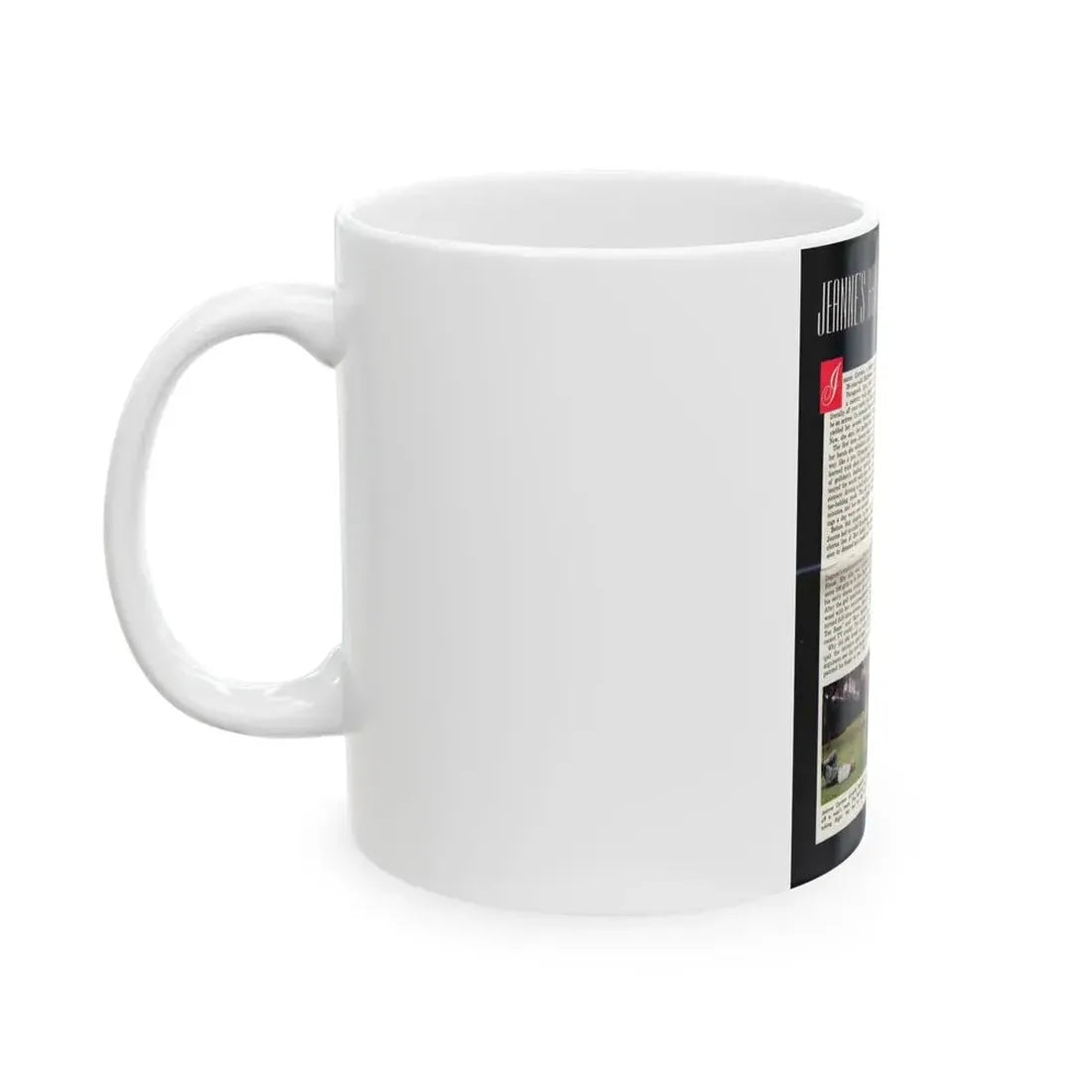 Jeanne Carmen #206 (Vintage Female Icon) White Coffee Mug - Go Mug Yourself