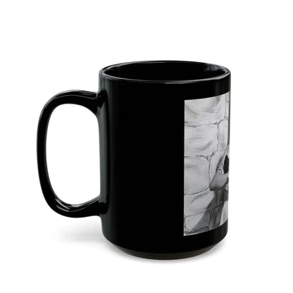 Jeanne Carmen #220 (Vintage Female Icon) Black Coffee Mug - Go Mug Yourself
