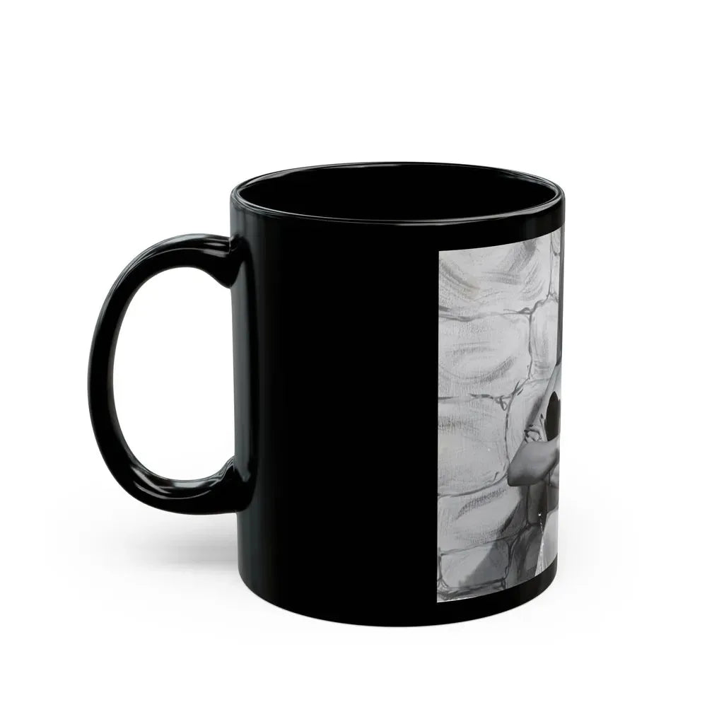 Jeanne Carmen #220 (Vintage Female Icon) Black Coffee Mug - Go Mug Yourself