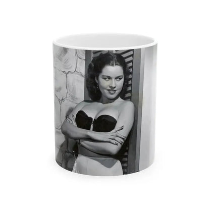 Jeanne Carmen #220 (Vintage Female Icon) White Coffee Mug 11oz - Go Mug Yourself