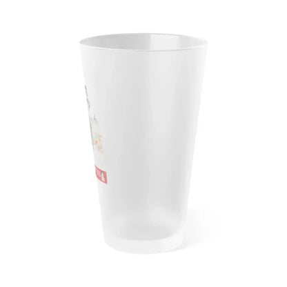 Jeanne Carmen #223 - German Mag. Layout (Vintage Female Icon) Frosted Pint Glass 16oz - Go Mug Yourself