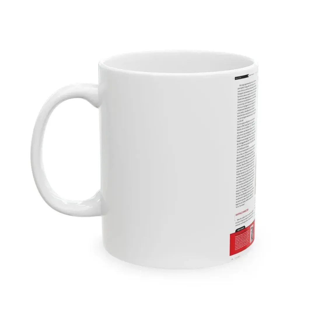 Jeanne Carmen #223 - German Mag. Layout (Vintage Female Icon) White Coffee Mug - Go Mug Yourself