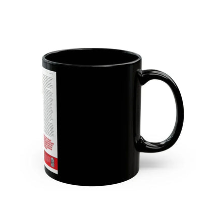 Jeanne Carmen #225 - German Mag. Layout (Vintage Female Icon) Black Coffee Mug - Go Mug Yourself