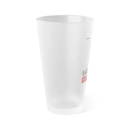 Jeanne Carmen #225 - German Mag. Layout (Vintage Female Icon) Frosted Pint Glass 16oz - Go Mug Yourself
