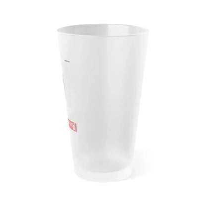 Jeanne Carmen #226 - German Mag. Layout (Vintage Female Icon) Frosted Pint Glass 16oz - Go Mug Yourself