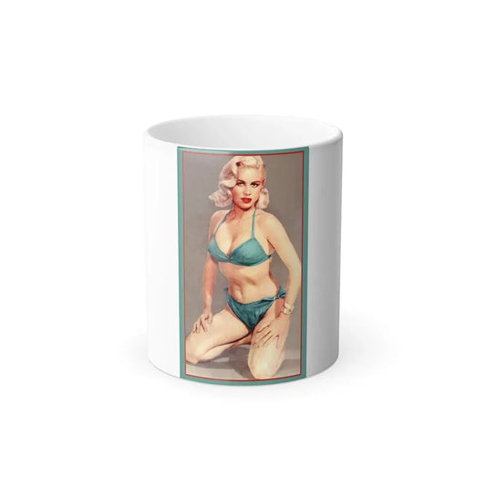 Jeanne Carmen #232 (Vintage Female Icon) Color Changing Coffee Mug 11oz - Go Mug Yourself