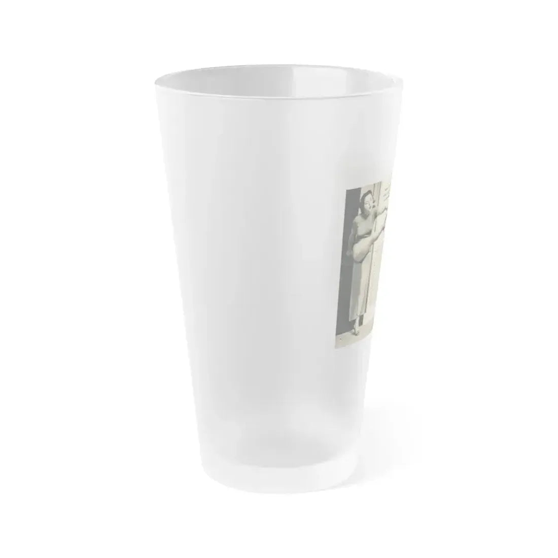 Jeanne Carmen #324 - Page 86 & 87 Pages 2 & 3 of 5 with 2 B&W Pin-Up Pics from PHOTO Digest Mag. Sept. '53 (Vintage Female Icon) Frosted Pint Glass 16oz - Go Mug Yourself