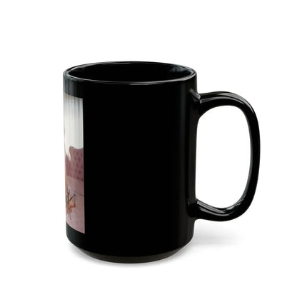 Jeanne Carmen #45 (Vintage Female Icon) Black Coffee Mug - Go Mug Yourself
