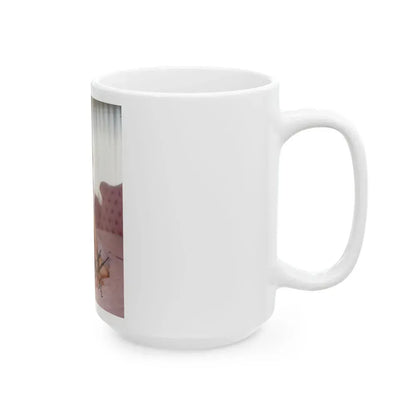 Jeanne Carmen #45 (Vintage Female Icon) White Coffee Mug - Go Mug Yourself