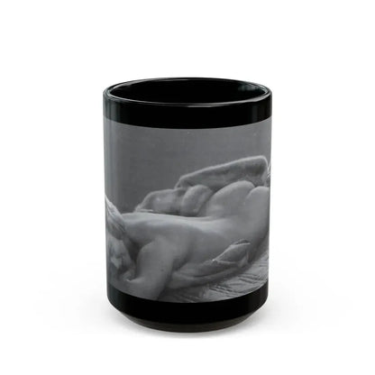 Jeanne Carmen #46 (Vintage Female Icon) Black Coffee Mug 15oz - Go Mug Yourself