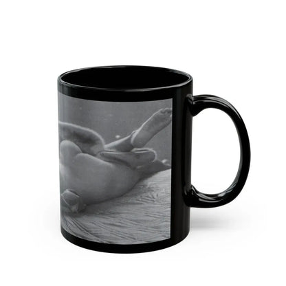 Jeanne Carmen #46 (Vintage Female Icon) Black Coffee Mug - Go Mug Yourself