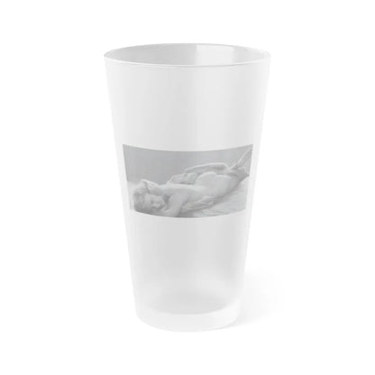 Jeanne Carmen #46 (Vintage Female Icon) Frosted Pint Glass 16oz-16oz-Frosted-Go Mug Yourself