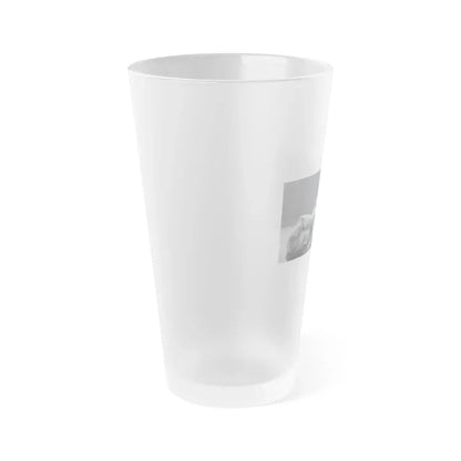 Jeanne Carmen #46 (Vintage Female Icon) Frosted Pint Glass 16oz - Go Mug Yourself