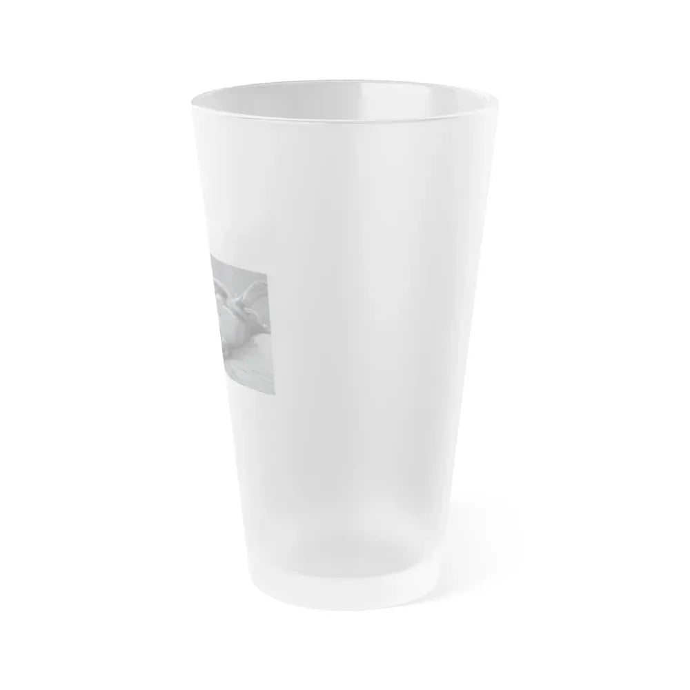 Jeanne Carmen #46 (Vintage Female Icon) Frosted Pint Glass 16oz - Go Mug Yourself