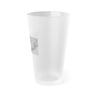 Jeanne Carmen #46 (Vintage Female Icon) Frosted Pint Glass 16oz - Go Mug Yourself