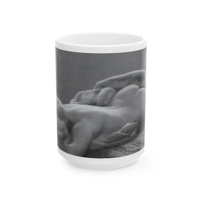 Jeanne Carmen #46 (Vintage Female Icon) White Coffee Mug 15oz - Go Mug Yourself