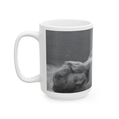 Jeanne Carmen #46 (Vintage Female Icon) White Coffee Mug - Go Mug Yourself